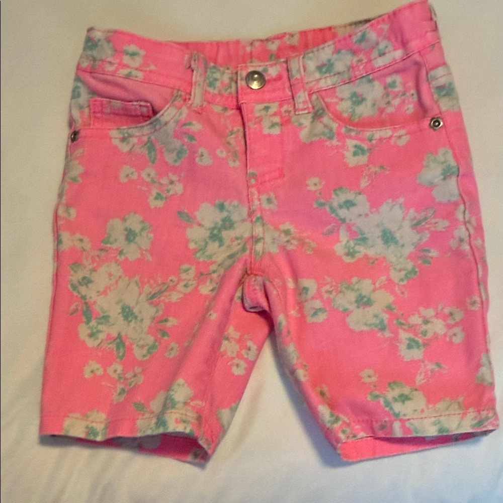 Girl’s Cherokee Pink Floral Shorts